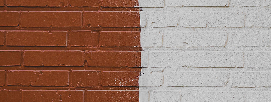 Покраска кирпича: как правильно окрасить стену